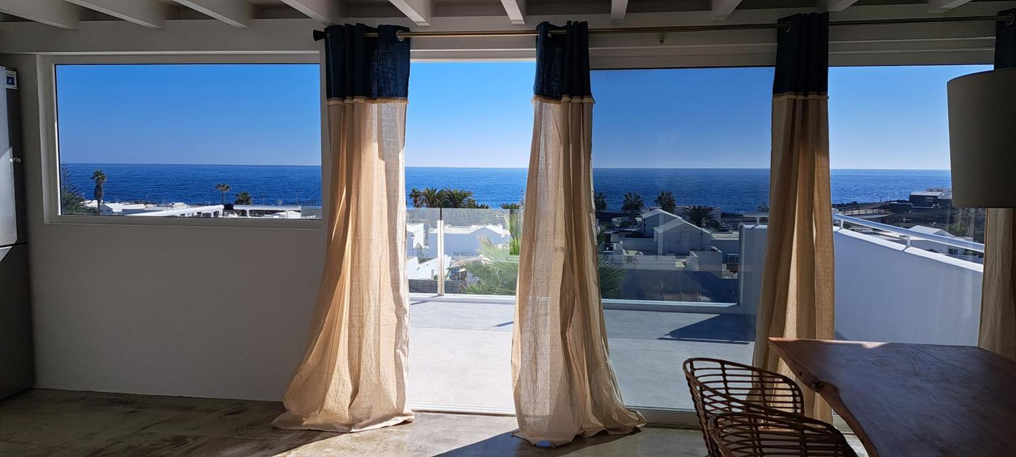 Cocomar II ~ Ocean View Loft Apartment Guatiza Bagian luar foto